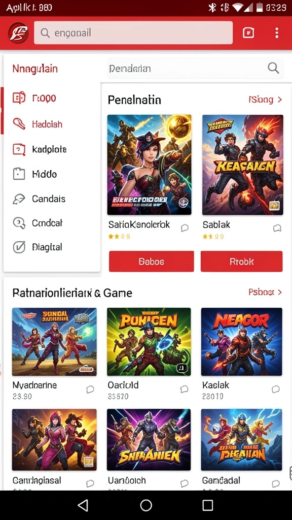 serubet - Tampilan utama SERUBET yang menarik perhatian.