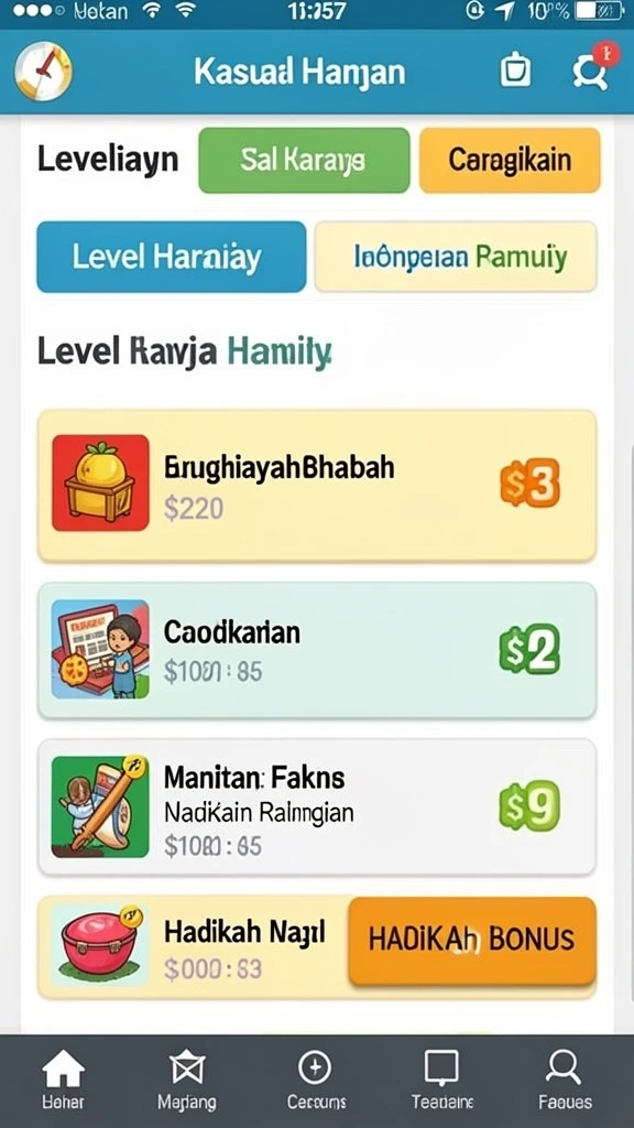 siap108 - Karakter unik yang dapat dimainkan.